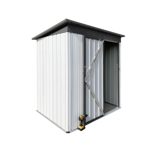 5' x 4' Metal Garden Storage Shed – Waterproof, Lockable & Durable